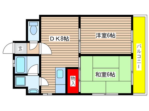 サンエイビルの物件間取画像